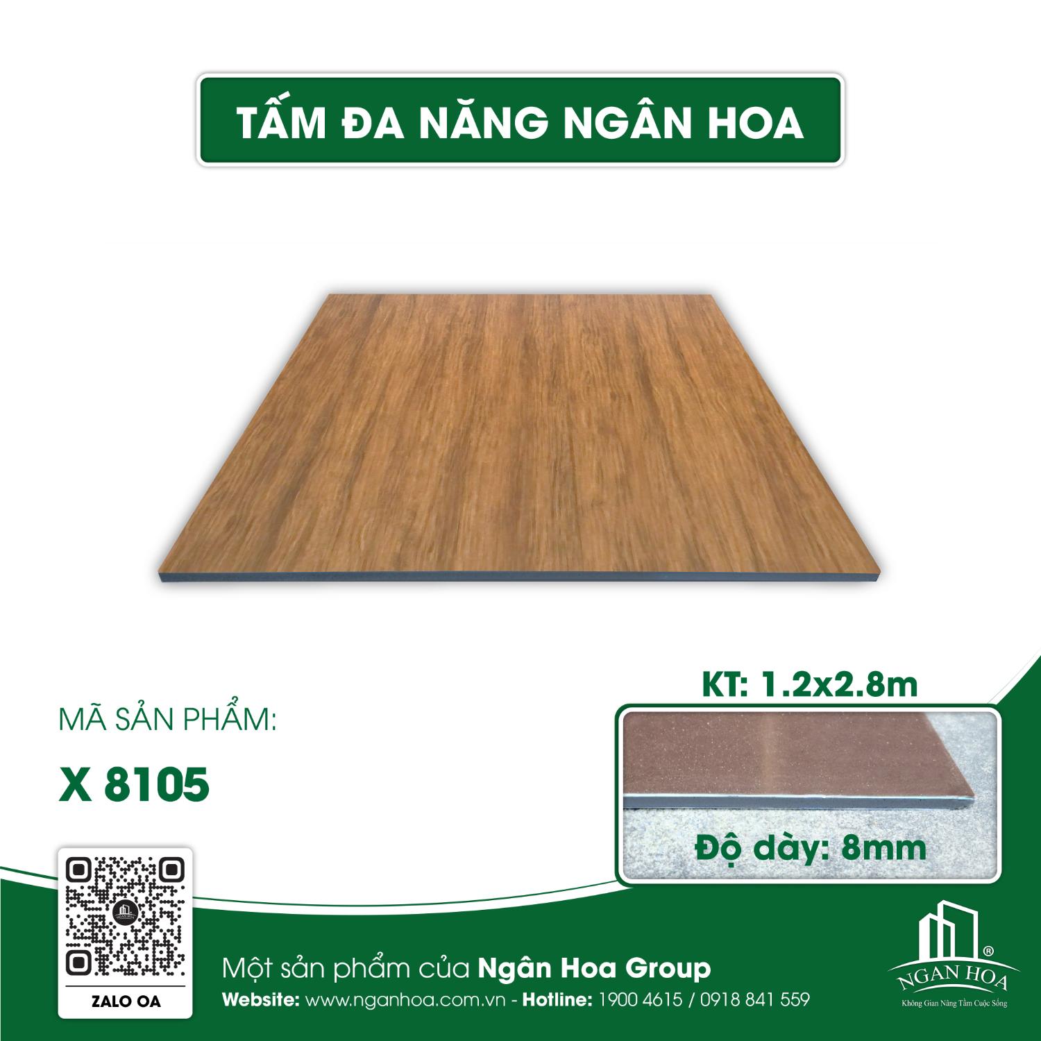 Tấm đa năng Ngân Hoa X 8105