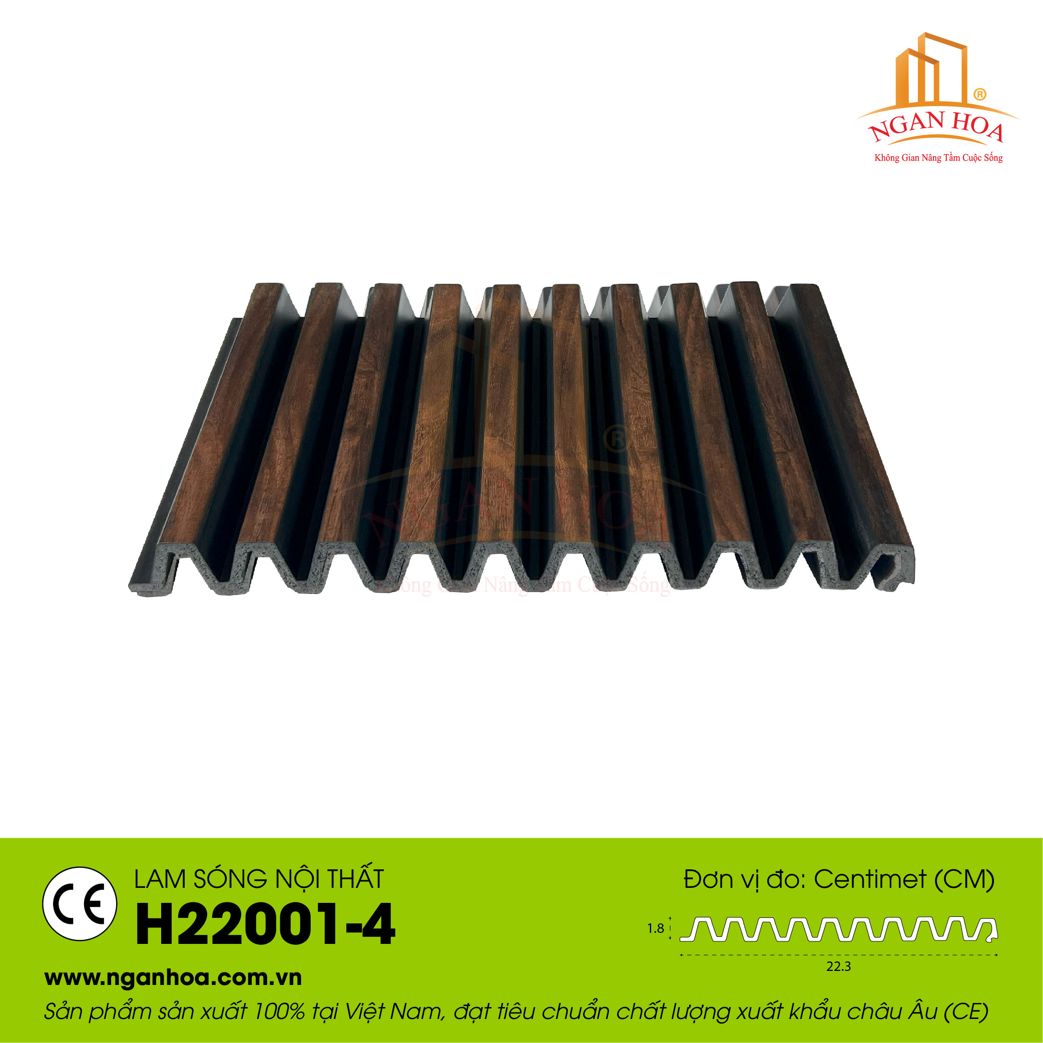 Tấm ốp lam sóng H22001-4